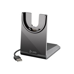 Poly Voyager Focus 2 UC Wireless Headset - Sleek Black Design for Ultimate Comfort and Clarity